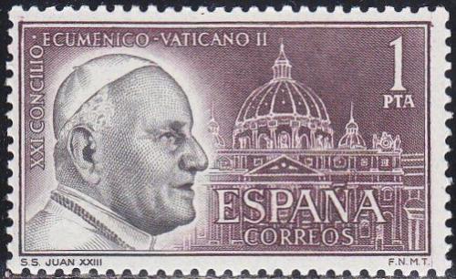 Poštová známka Španielsko 1962 Papež Jan XXIII. Mi# 1375