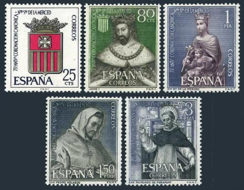 Poštové známky Španielsko 1963 Sochy Mi# 1413-17