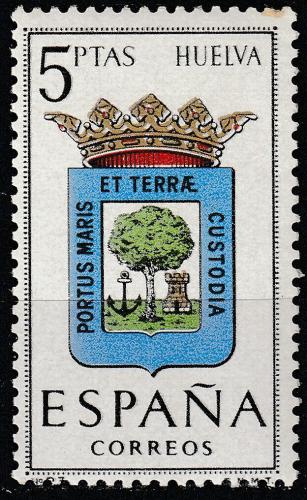 Poštová známka Španielsko 1963 Znak provincie Huelva Mi# 1428