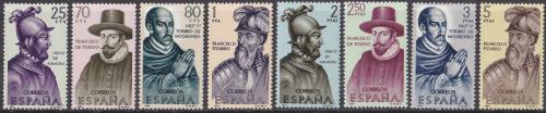 Poštové známky Španielsko 1964 Osobnosti americké historie Mi# 1511-18 Kat 7€