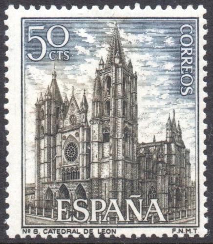 Poštová známka Španielsko 1964 Katedrála v León Mi# 1520