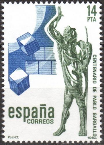 Poštová známka Španielsko 1982 Kovová skulptura, Pablo Gargallo Mi# 2569