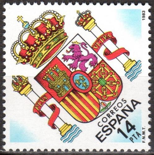 Poštová známka Španielsko 1983 Štátny znak Mi# 2571