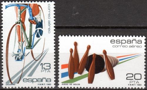Poštové známky Španielsko 1983 Šport Mi# 2577-78
