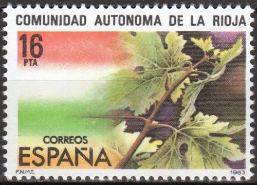 Poštová známka Španielsko 1983 Autonomie pro La Rioja Mi# 2592