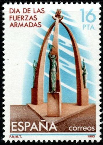 Poštová známka Španielsko 1983 Den armády Mi# 2593