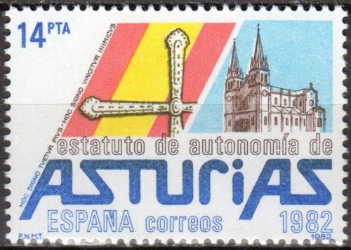 Poštová známka Španielsko 1983 Autonomie pro Asturii Mi# 2602