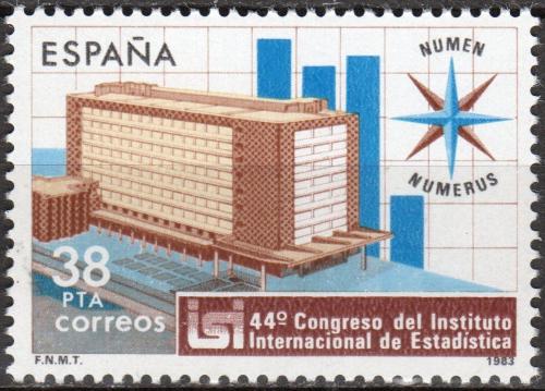 Poštová známka Španielsko 1983 Statistický úøad v Madridu Mi# 2603