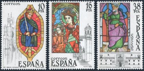 Poštové známky Španielsko 1983 Vitráže Mi# 2607-09