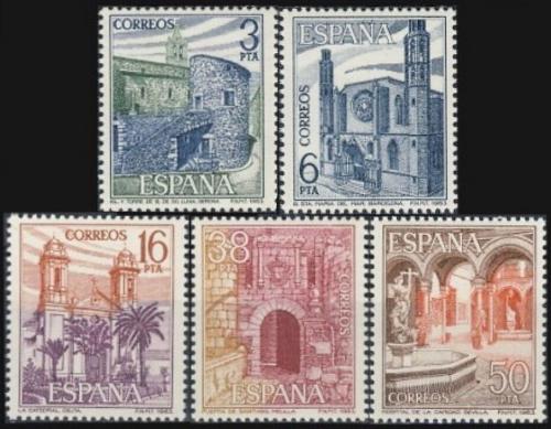 Poštové známky Španielsko 1983 Pamätihodnosti Mi# 2610-14