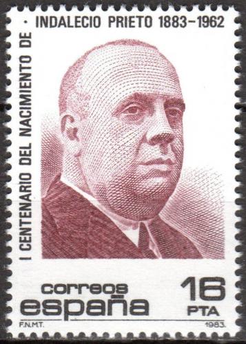 Poštová známka Španielsko 1983 Indalecio Prieto, politik Mi# 2617