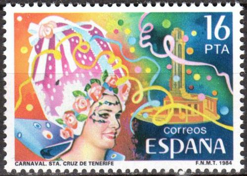 Potov znmka panielsko 1984 Karneval v Santa Cruz de Tenerife Mi# 2623 - zvi obrzok