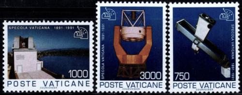 Poštové známky Vatikán 1991 Vatikánská hvìzdárna, 100. výroèie Mi# 1040-42 Kat 5.80€