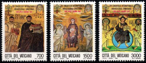 Poštové známky Vatikán 1994 Kongres køes�anské archeologie Mi# 1124-26 Kat 6€