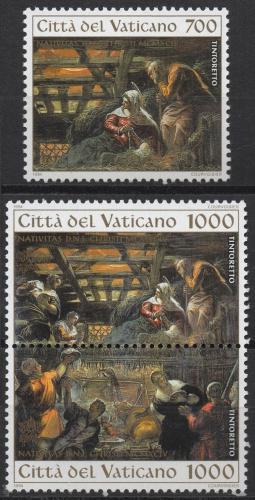 Poštové známky Vatikán 1994 Vianoce, narození Krista Mi# 1133-35 Kat 6€