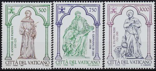 Poštové známky Vatikán 1995 Sochy svatých Mi# 1158-60 Kat 5.50€