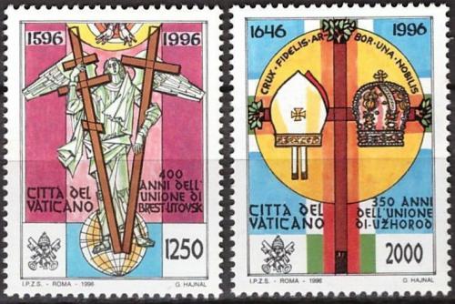 Poštové známky Vatikán 1996 Historické unie Mi# 1172-73 Kat 5€