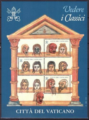 Poštové známky Vatikán 1997 Knižní malba Mi# Block 17