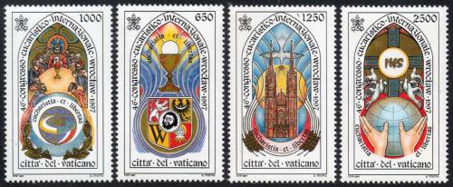 Poštové známky Vatikán 1997 Svìtový eucharistický kongres Mi# 1217-20 Kat 7€