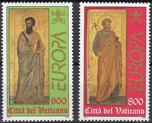 Poštové známky Vatikán 1998 Európa CEPT, národní svátky Mi# 1242-43