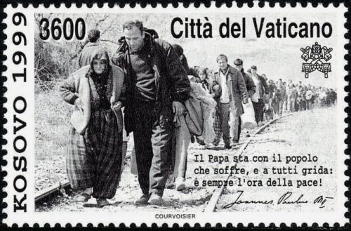 Poštové známky Vatikán 1999 Uprchlíci z Kosova Mi# 1283
