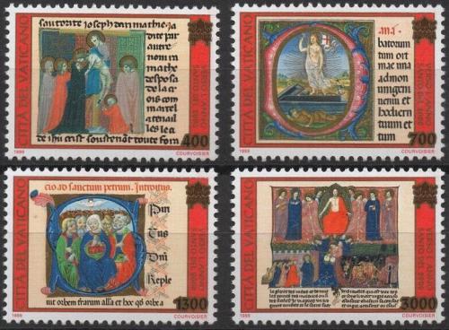 Poštové známky Vatikán 1999 Svätý rok, miniatury Mi# 1293-96 Kat 9.50€