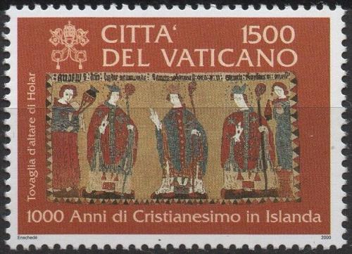 Poštová známka Vatikán 2000 Christianizace Islandu, 1000. výroèie Mi# 1337