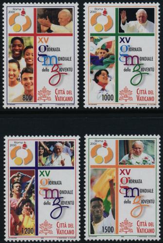 Poštové známky Vatikán 2000 Svìtový rok mládeže Mi# 1346-49 Kat 6.50€
