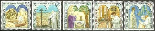 Poštové známky Vatikán 2001 Cesty papeže Jana Pavla II. Mi# 1375-79