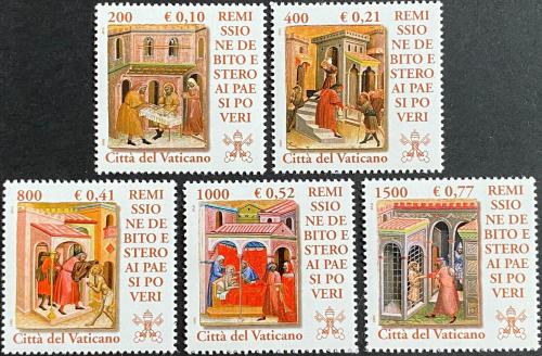 Poštové známky Vatikán 2001 Umenie, Carlo da Camerino Mi# 1381-85