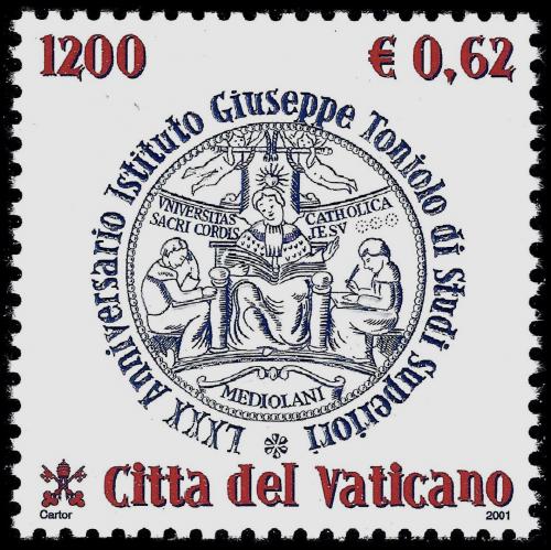 Poštová známka Vatikán 2001 Univerzitní peèe� Mi# 1393