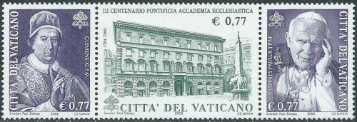 Poštové známky Vatikán 2002 Papežova akademie Ecclesiastica, 300. výroèie Mi# 1404-06