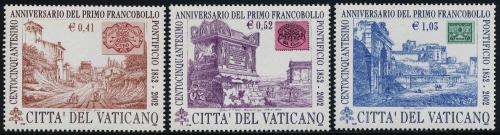 Poštové známky Vatikán 2002 Architektúra Mi# 1407-09
