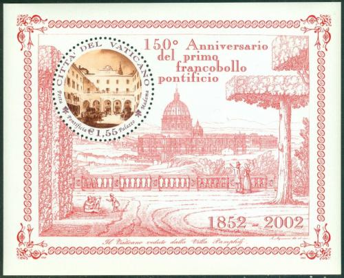 Poštová známka Vatikán 2002 Palazzo Madama v Øímì Mi# Block 23