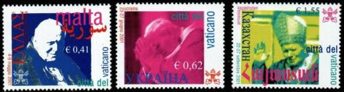 Poštové známky Vatikán 2002 Cesty papeže Jana Pavla II. Mi# 1424-26