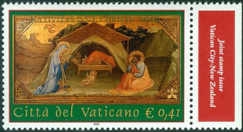 Poštová známka Vatikán 2002 Vianoce, narození Krista Mi# 1427