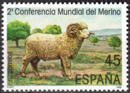 Poštová známka Španielsko 1986 Ovce Mi# 2716