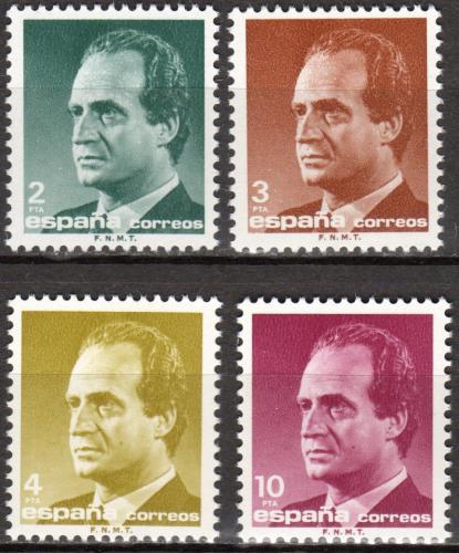 Poštové známky Španielsko 1986 Krá¾ Juan Carlos I. Mi# 2720-23