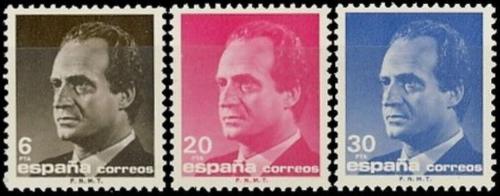 Poštové známky Španielsko 1987 Krá¾ Juan Carlos I. Mi# 2760-62