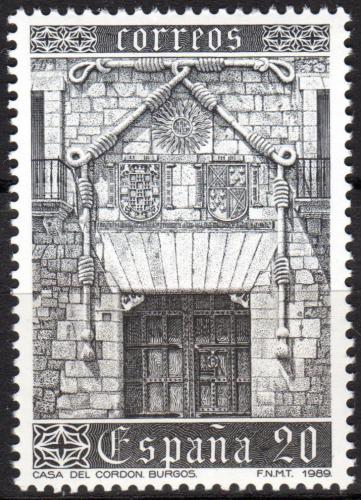 Potov znmka panielsko 1989 Casa del Cordn v Burgosu Mi# 2881 - zvi obrzok