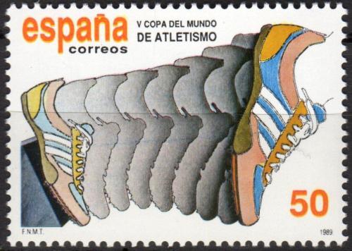 Poštová známka Španielsko 1989 MS v lehké atletice Mi# 2902