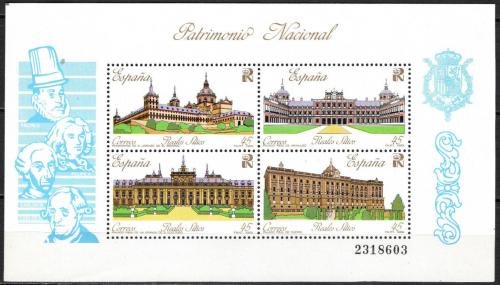 Poštové známky Španielsko 1989 Kláštory Mi# Block 35