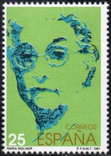 Poštová známka Španielsko 1991 María Moliner, archiváøka Mi# 2975