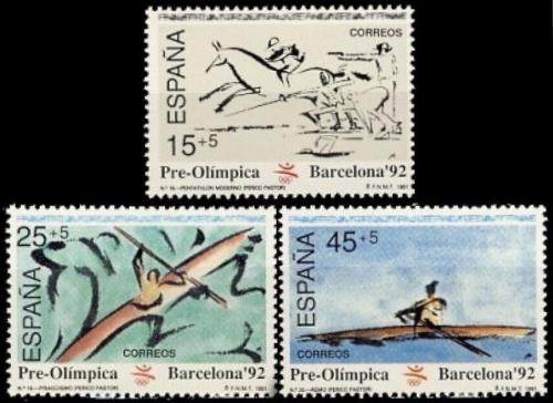Poštové známky Španielsko 1991 LOH Barcelona Mi# 2980-82