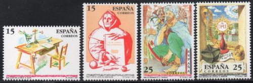 Poštové známky Španielsko 1991 Osobnosti Mi# 2992-95