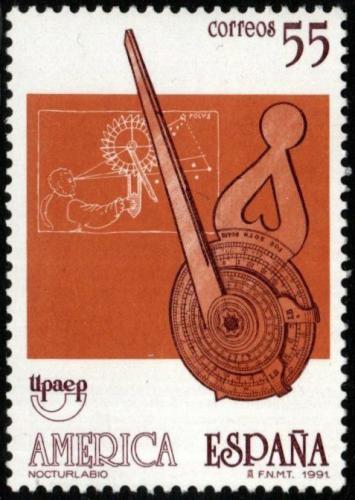 Poštová známka Španielsko 1991 Nocturlabium Mi# 3015