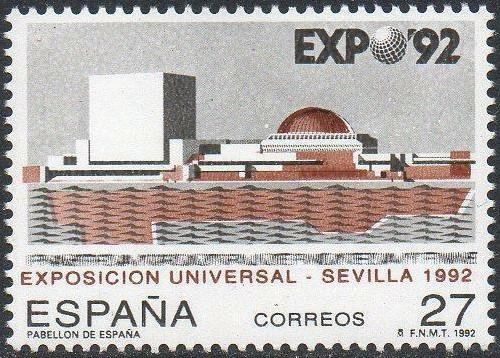 Potov znmka panielsko 1992 Svtov vstava EXPO 92 Sevilla Mi# 3029