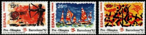 Poštové známky Španielsko 1992 LOH Barcelona Mi# 3030-32
