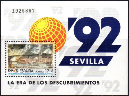 Potov znmka panielsko 1992 Vstava EXPO 92 Sevilla Mi# Block 43 - zvi obrzok