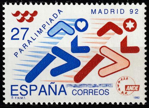 Potov znmka panielsko 1992 Paralympida Madrid Mi# 3082 - zvi obrzok